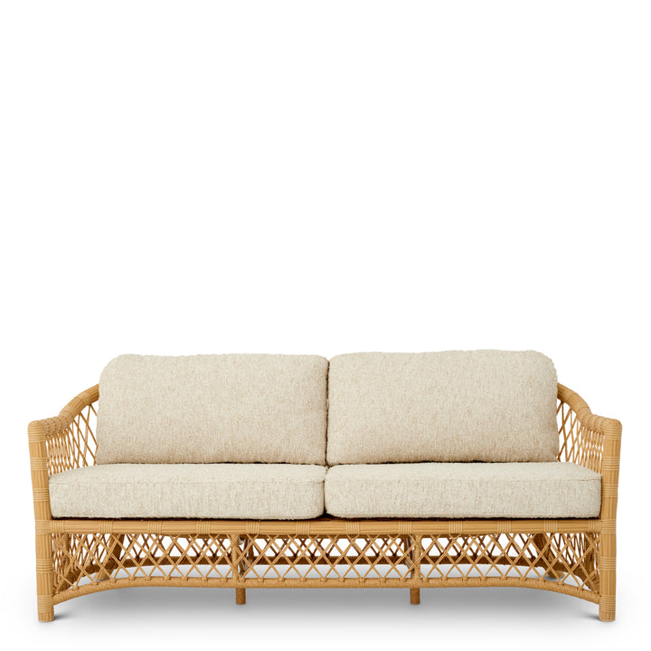 Eichholtz Outdoor Bank Riverton Faux Rattan Arden Natural