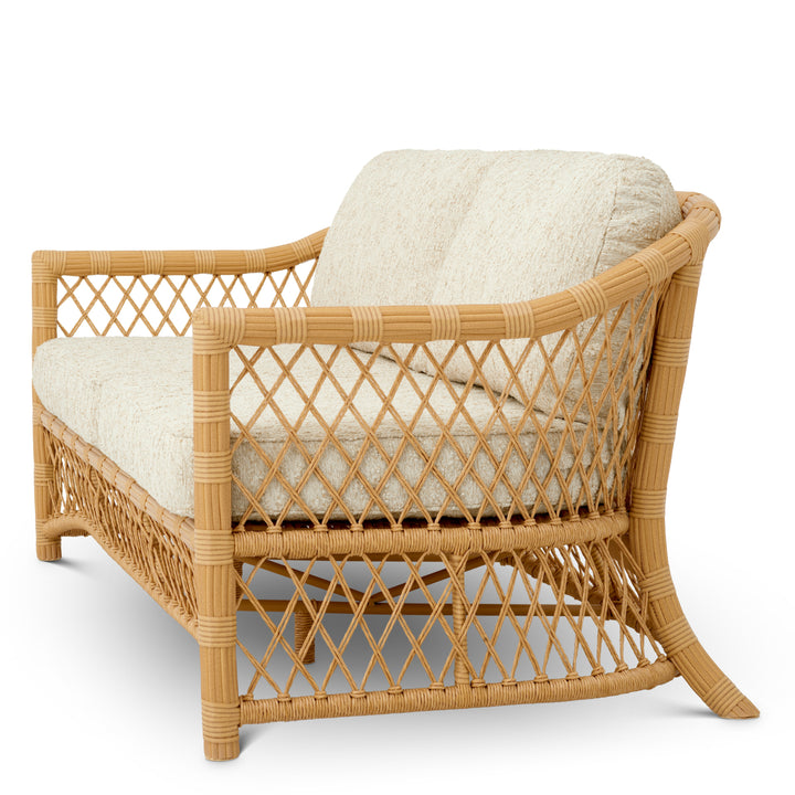 Eichholtz Outdoor Bank Riverton Faux Rattan Arden Natural