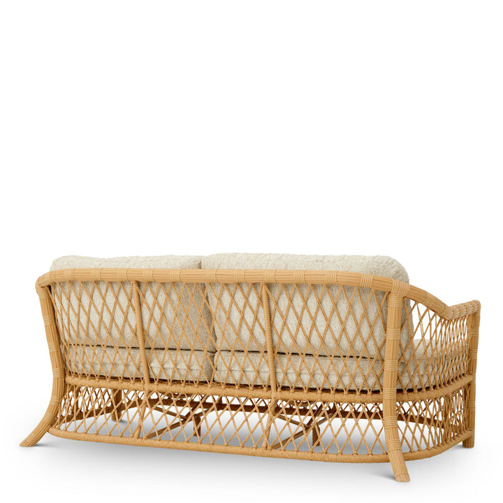 Eichholtz Outdoor Bank Riverton Faux Rattan Arden Natural