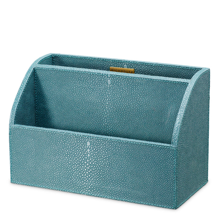 Eichholtz Bureauset Scaleo Set van 3 Blue Shagreen