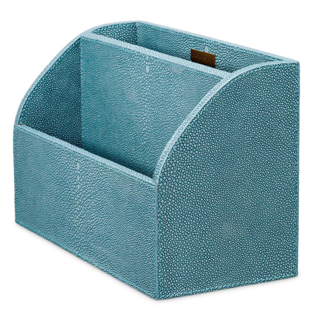 Eichholtz Bureauset Scaleo Set van 3 Blue Shagreen