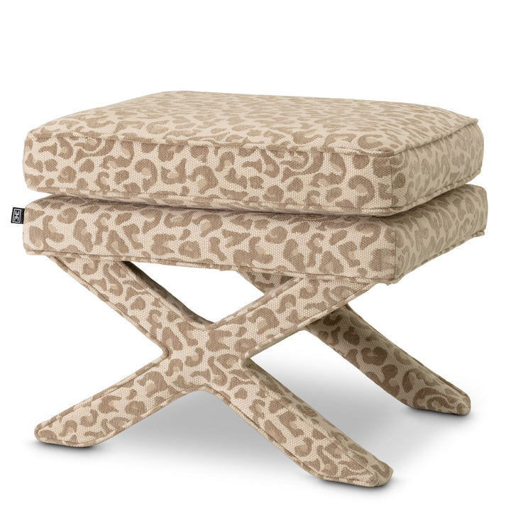 Eichholtz Ottoman Cordoba Harley Leopard beige