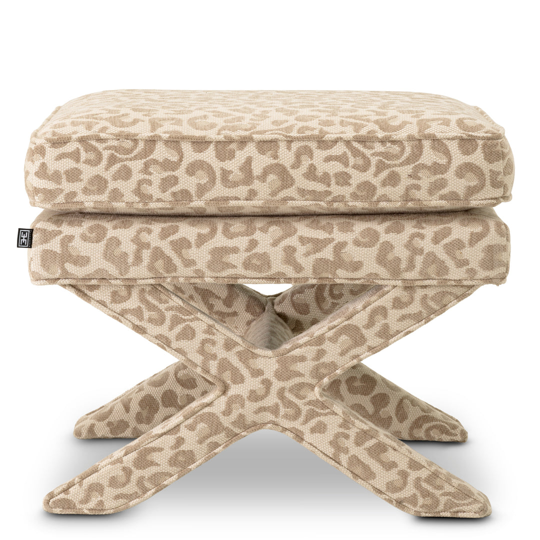 Eichholtz Ottoman Cordoba Harley Leopard beige