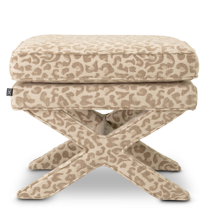 Eichholtz Ottoman Cordoba Harley Leopard beige