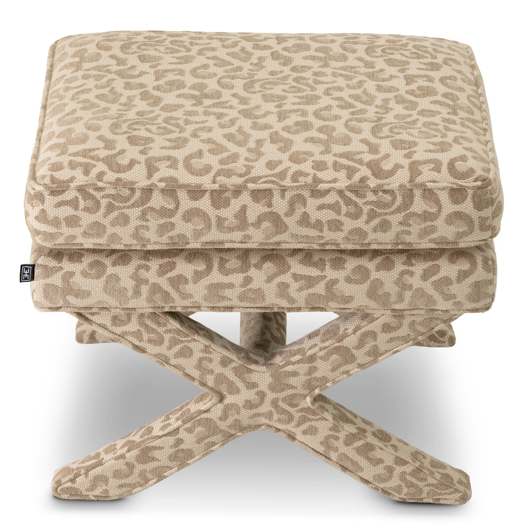 Eichholtz Ottoman Cordoba Harley Leopard beige