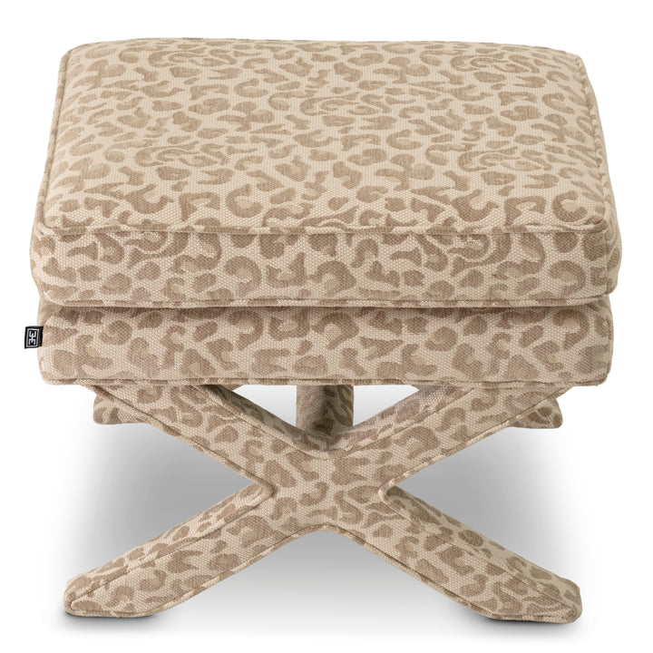 Eichholtz Ottoman Cordoba Harley Leopard beige