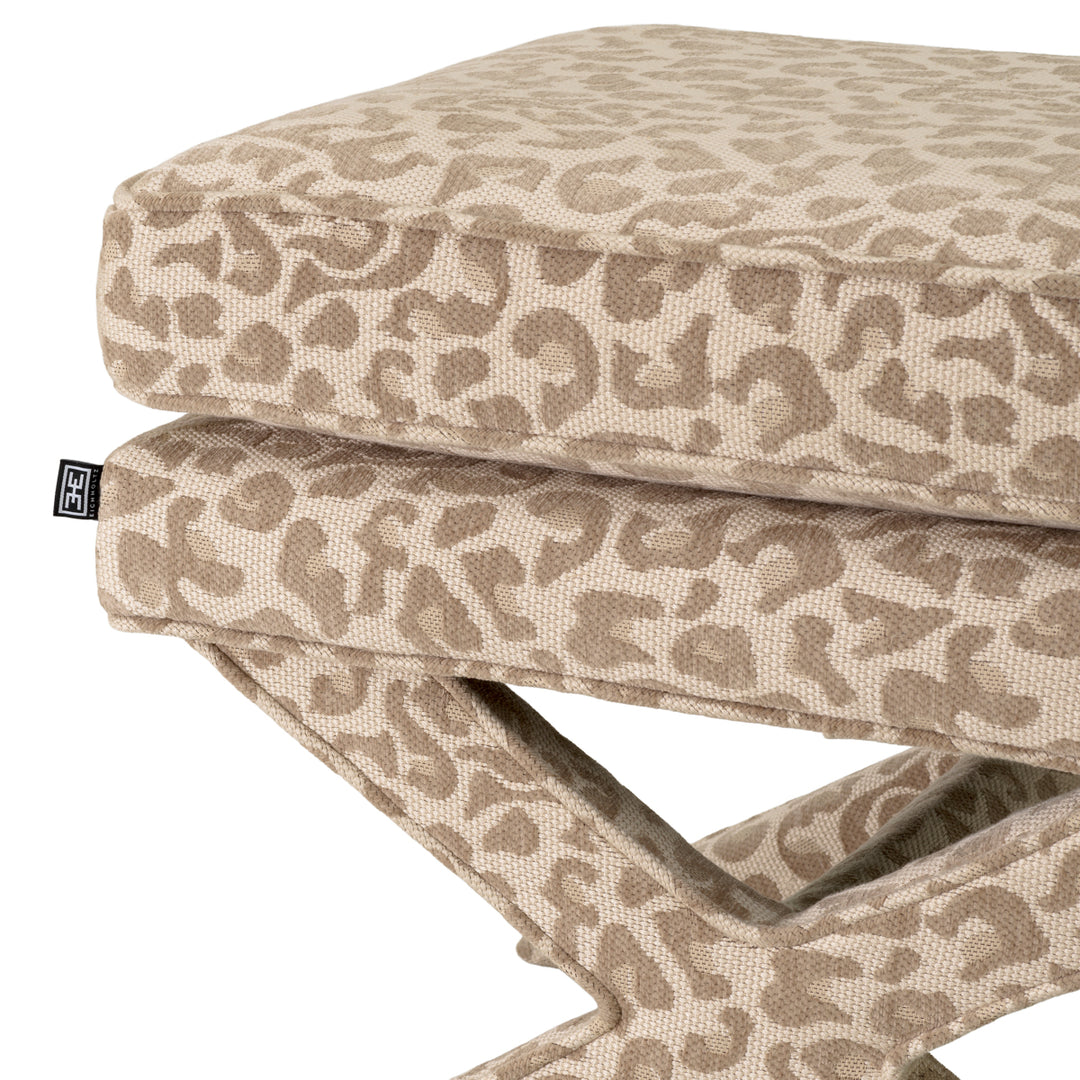 Eichholtz Ottoman Cordoba Harley Leopard beige