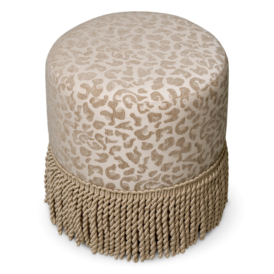 Eichholtz Poef Greer Harley Leopard Beige – afbeelding 4