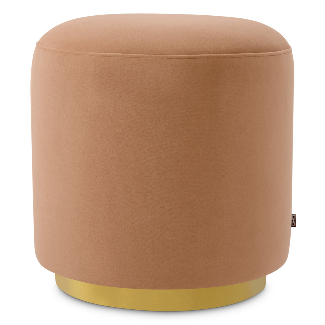 Eichholtz Poef Greer Savona Camel – afbeelding 1