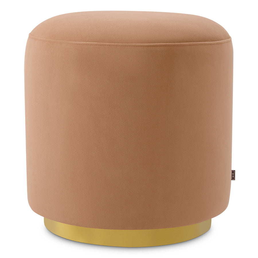 Eichholtz Poef Greer Savona Camel – afbeelding 1