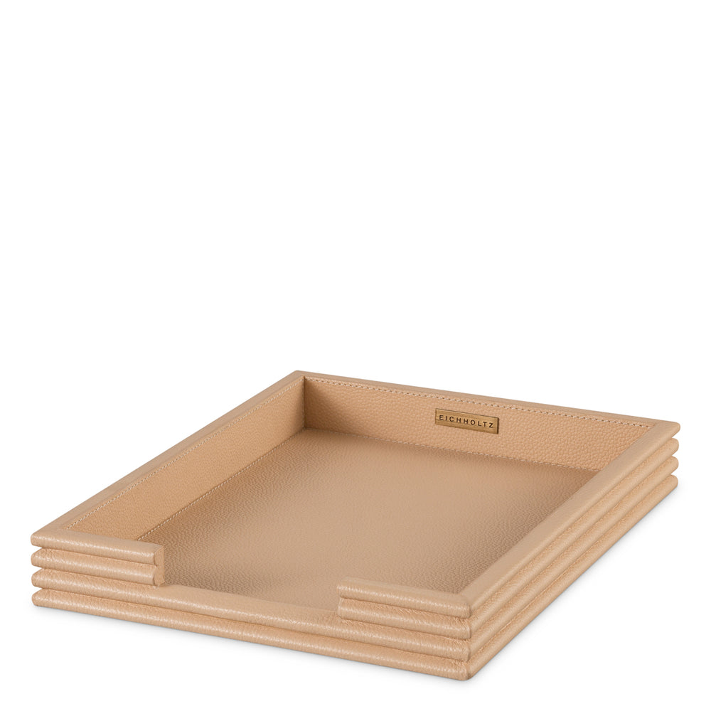 Eichholtz Bureauset Elvane Set van 3 Cognacleer – afbeelding 2