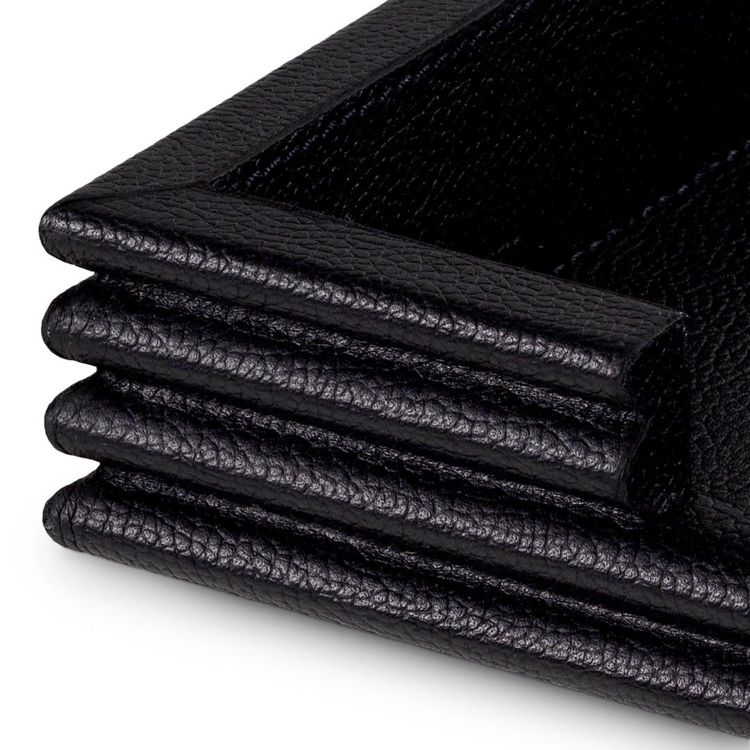 Eichholtz Bureauset Elvane Set van 3 Zwart leer – afbeelding 8