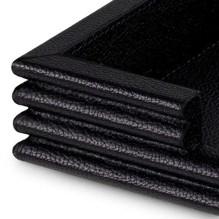 Eichholtz Bureauset Elvane Set van 3 Zwart leer – afbeelding 8