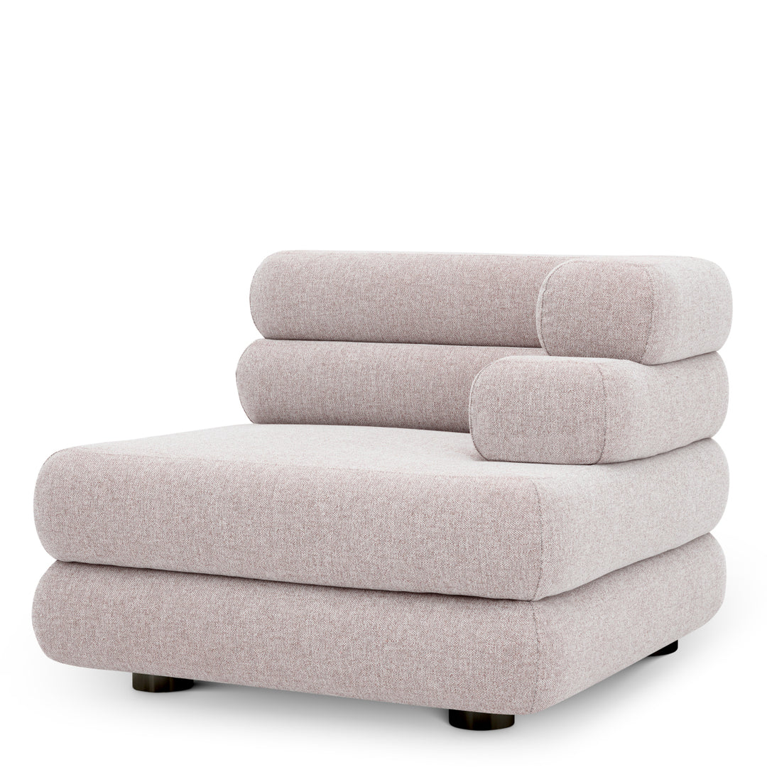 Eichholtz Outdoor Modulaire Bank Malaga rechts Mauritius Light Grey