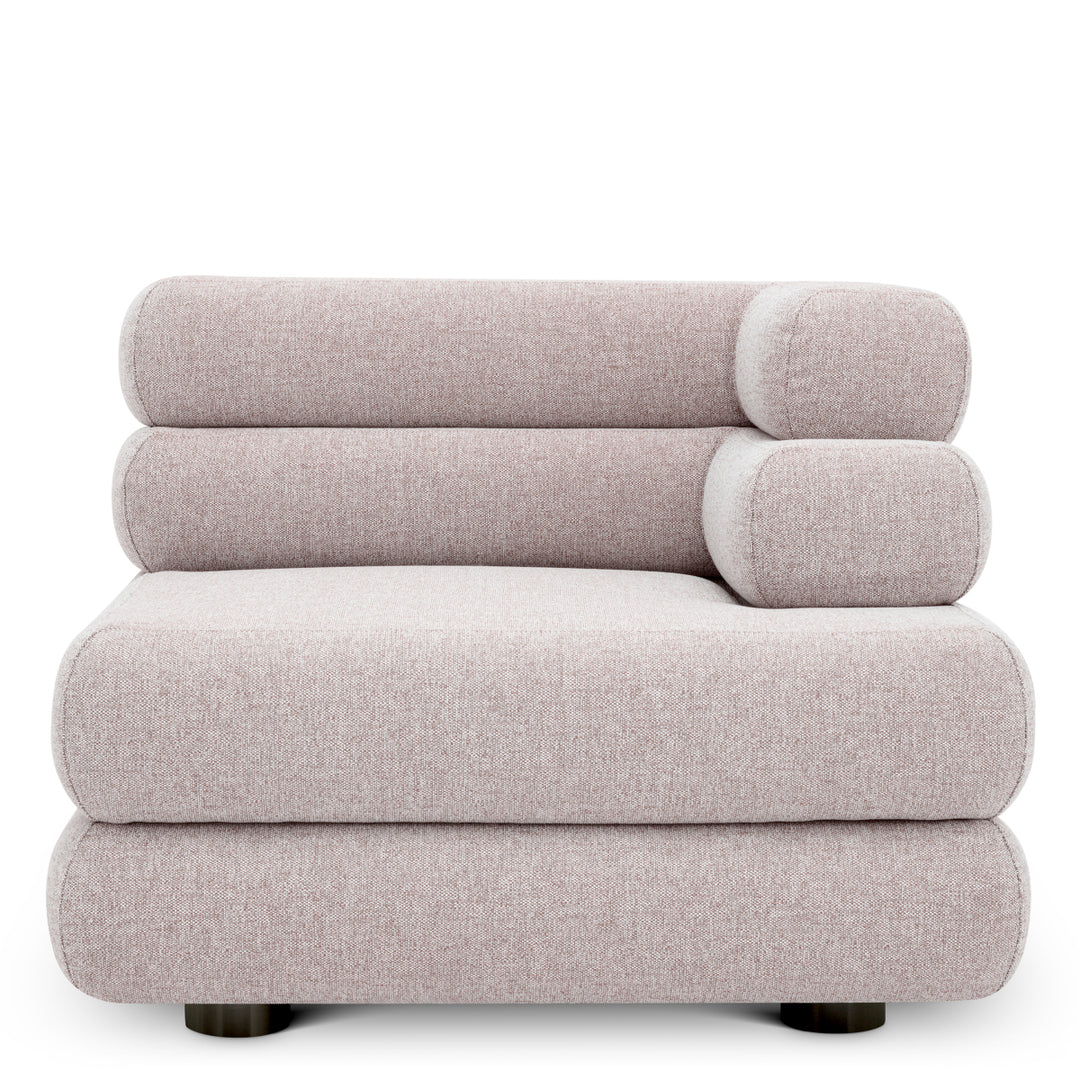 Eichholtz Outdoor Modulaire Bank Malaga rechts Mauritius Light Grey