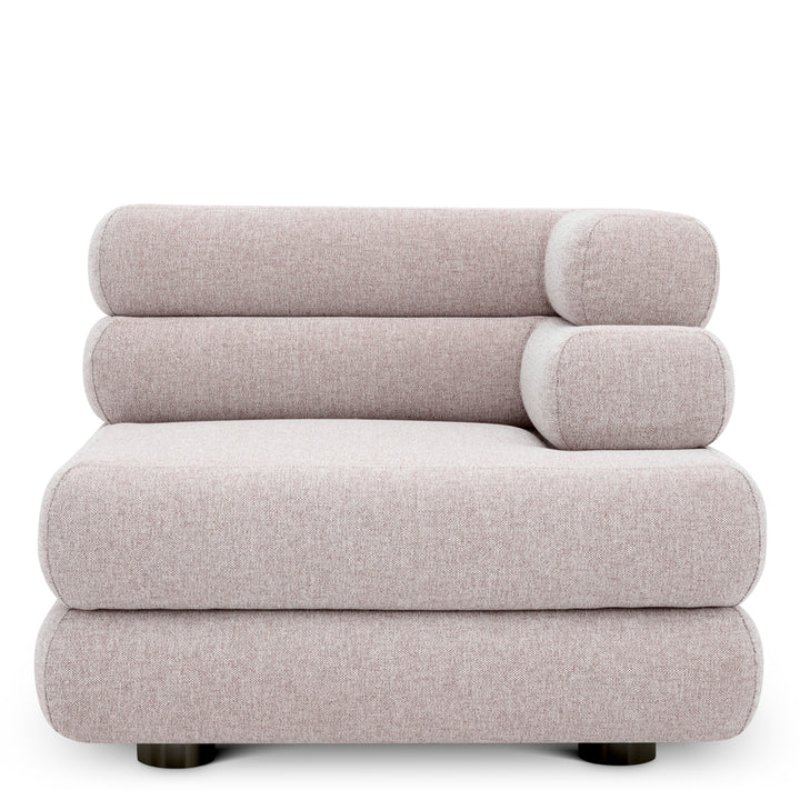 Eichholtz Outdoor Modulaire Bank Malaga rechts Mauritius Light Grey