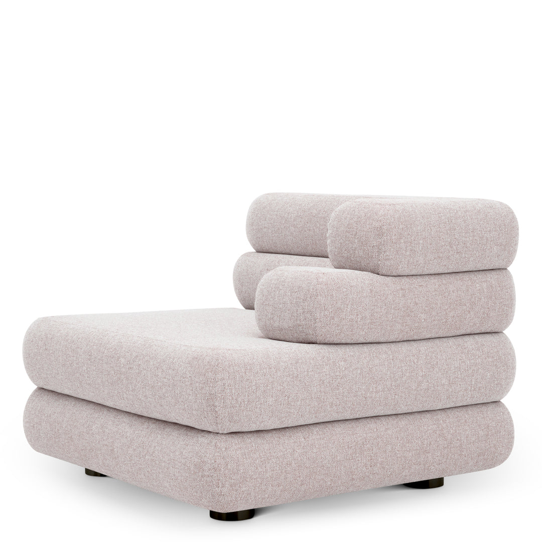 Eichholtz Outdoor Modulaire Bank Malaga rechts Mauritius Light Grey