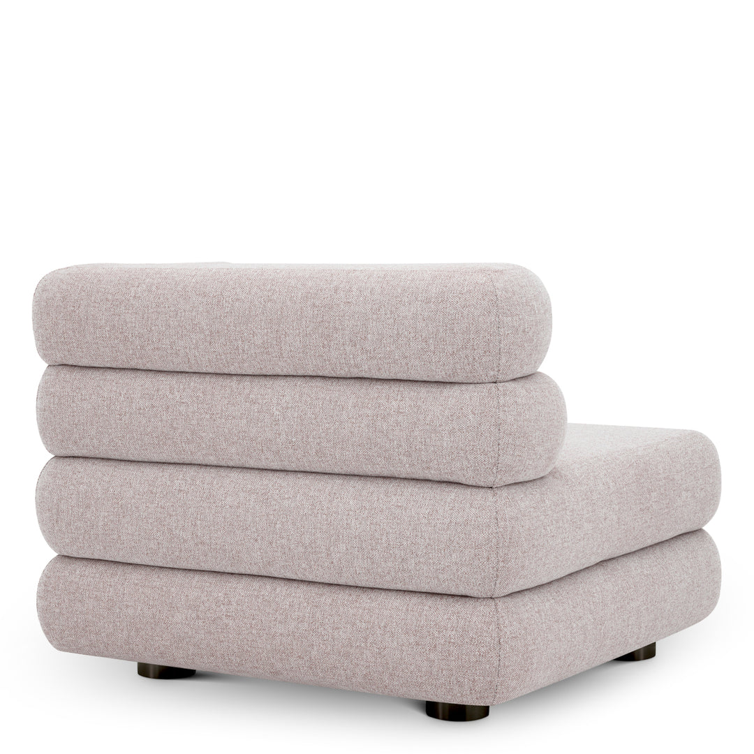 Eichholtz Outdoor Modulaire Bank Malaga rechts Mauritius Light Grey