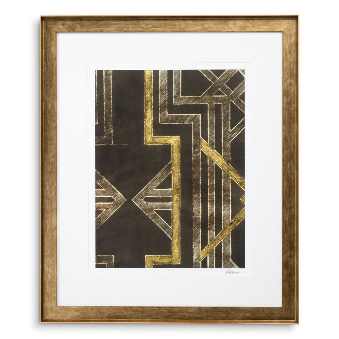 Eichholtz Print Trellis Pattern by Ethan Harper I Set van 2