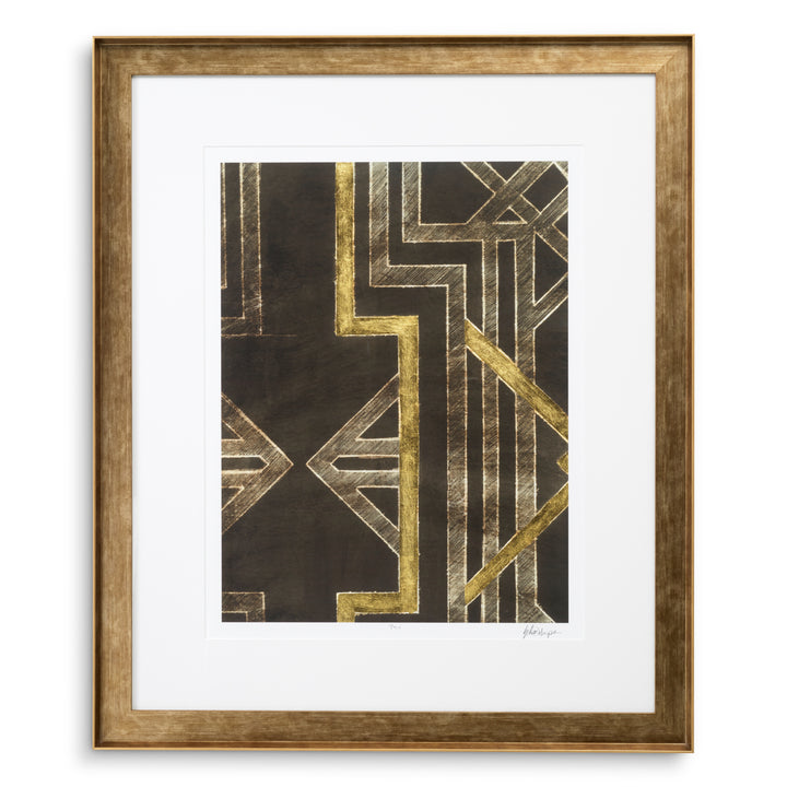 Eichholtz Print Trellis Pattern by Ethan Harper I Set van 2