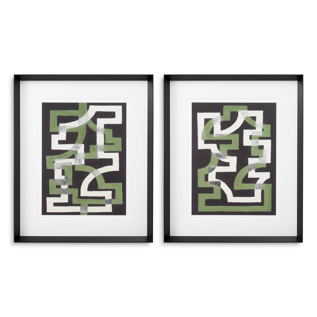 Eichholtz Print Window Trellis – set van 2