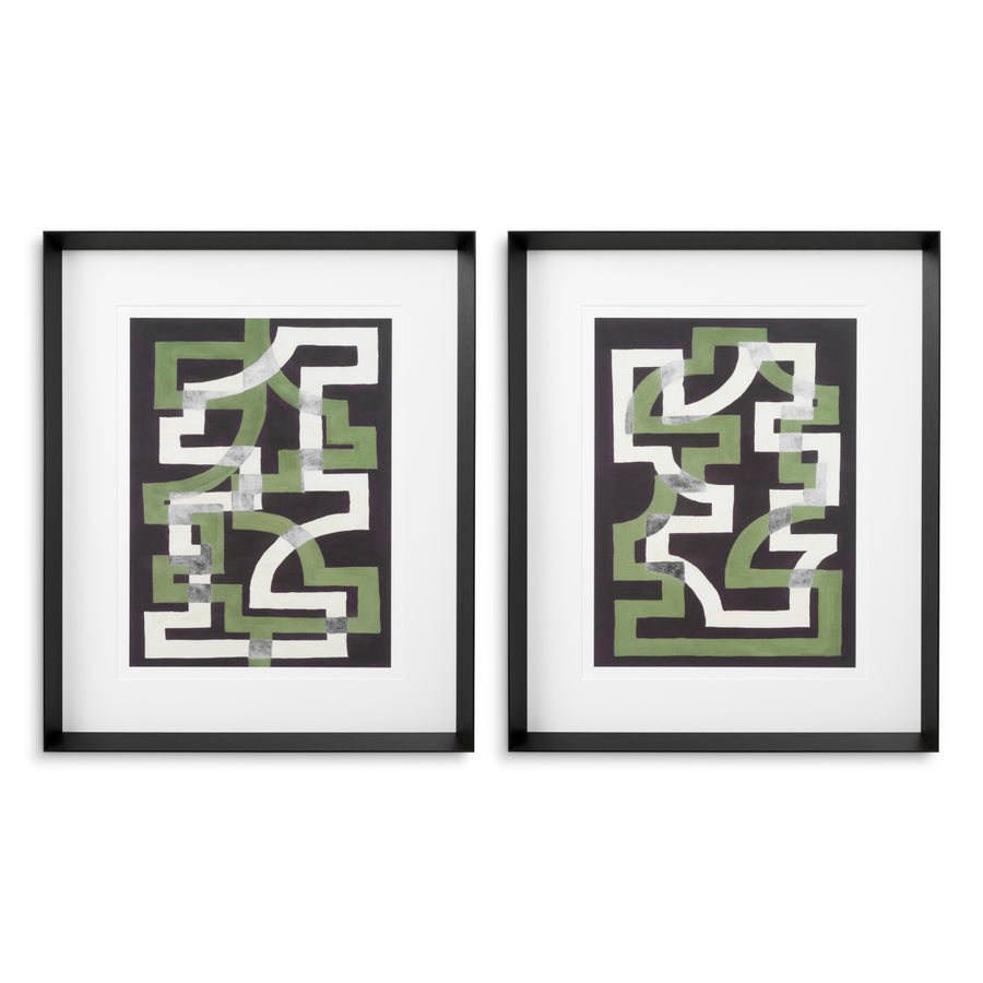 Eichholtz Print Window Trellis – set van 2