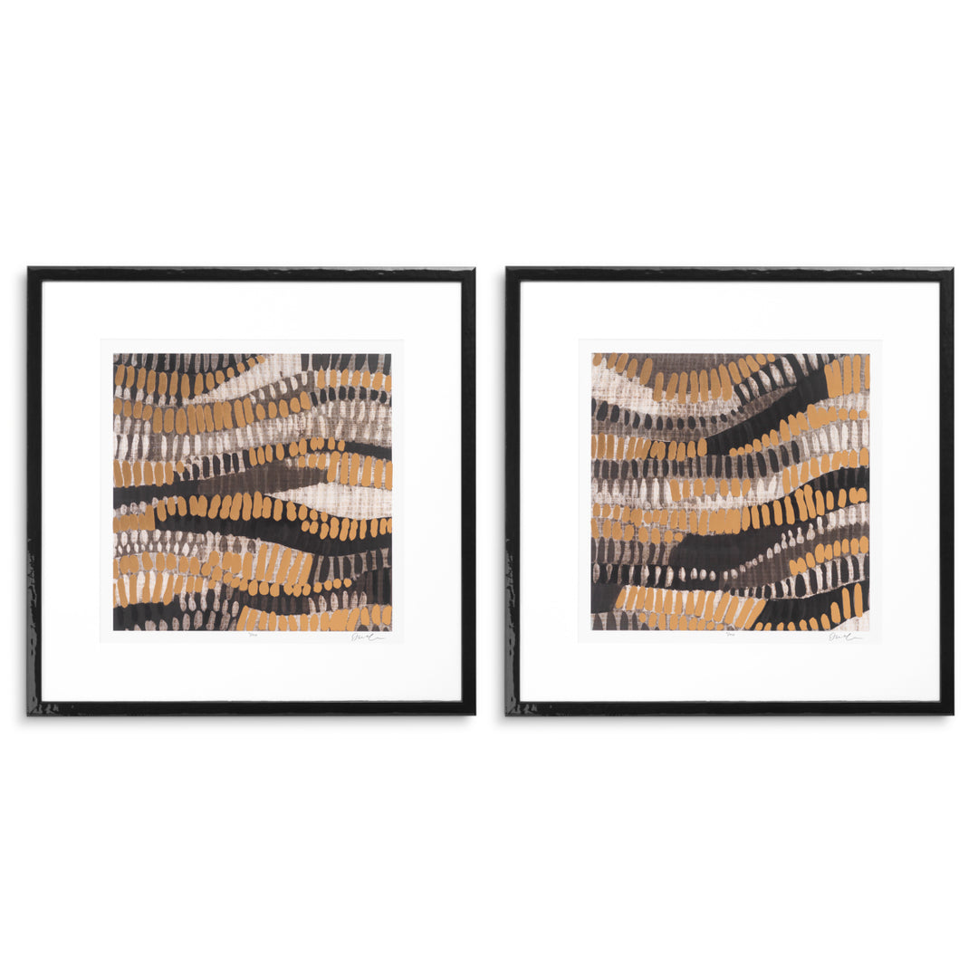 Eichholtz Print Metallic Undulation – set van 2
