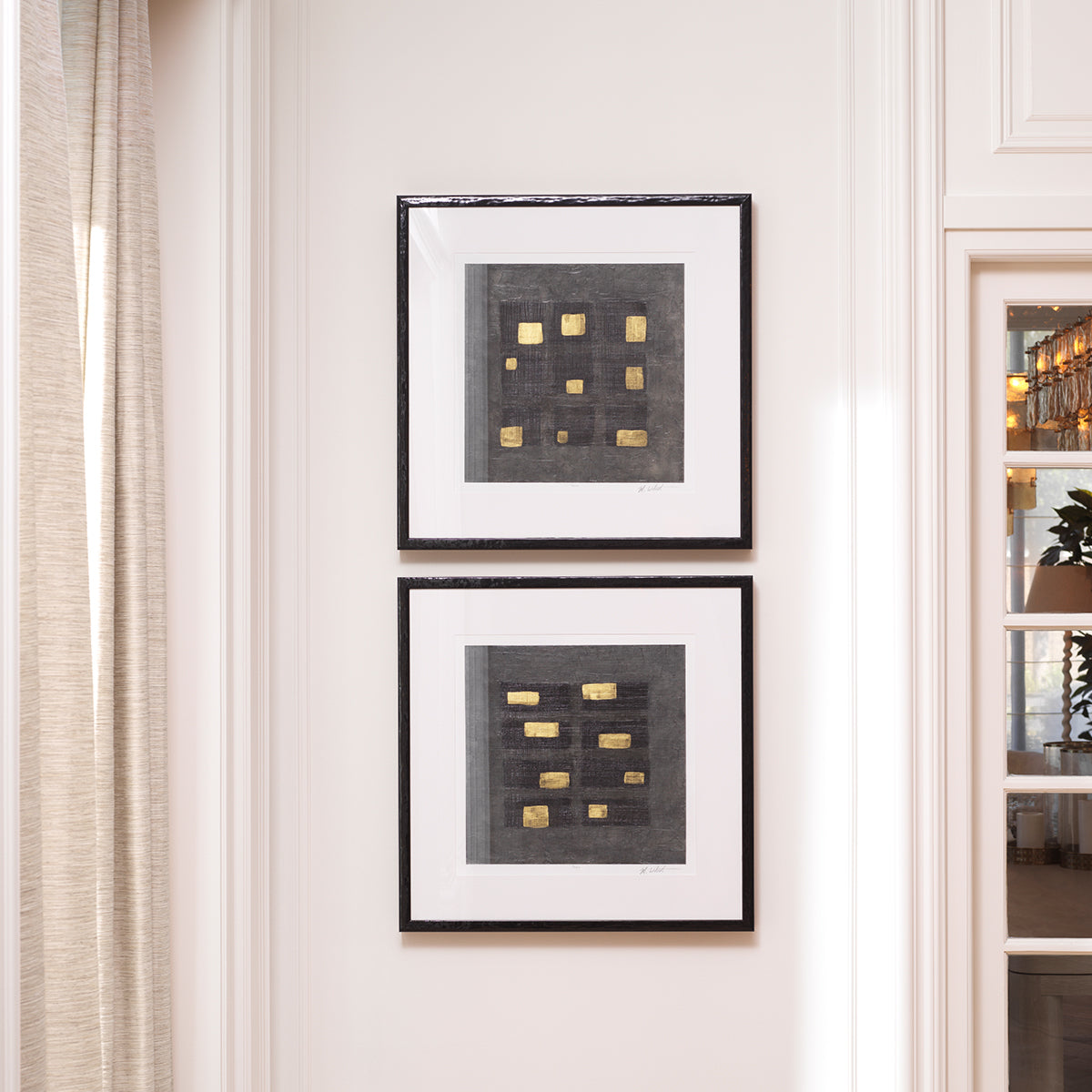 Eichholtz Print Black Squares – set van 2
