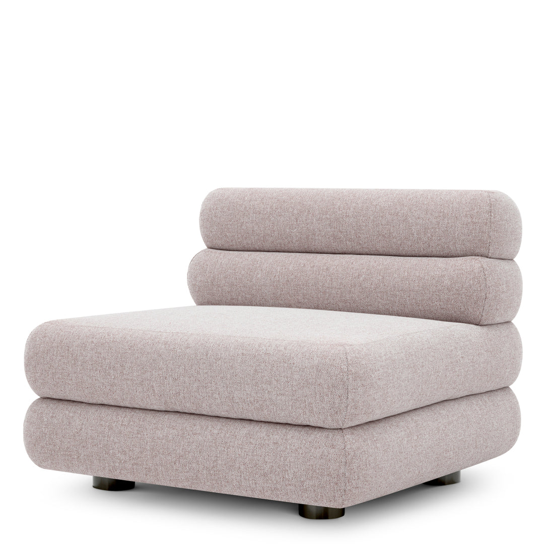 Eichholtz Outdoor Modulaire Bank Malaga Midden Mauritius Light Grey