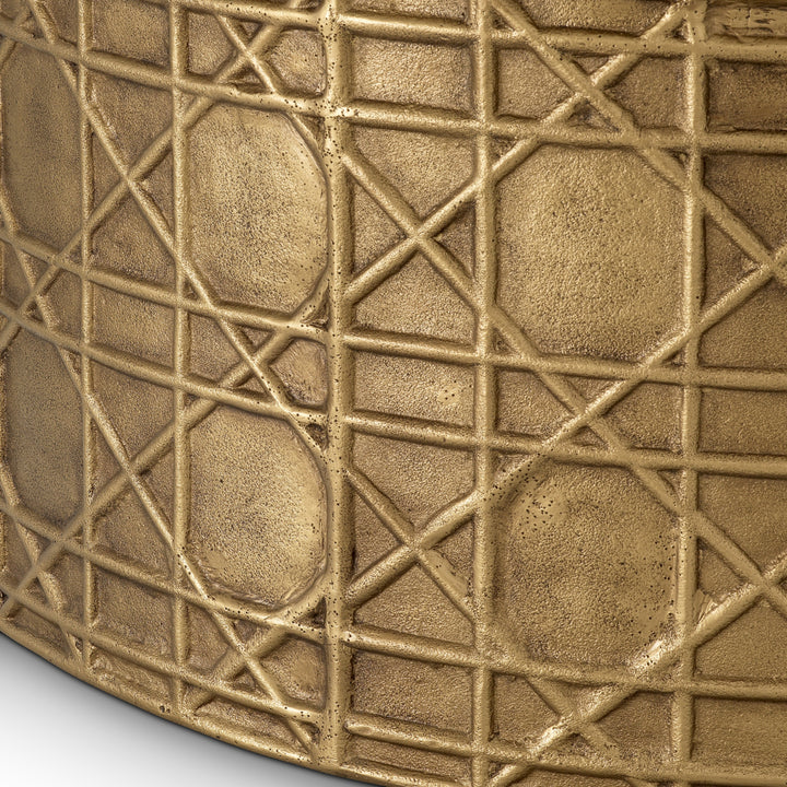 Eichholtz Salontafel Laurenson Vintage Brass White Marble