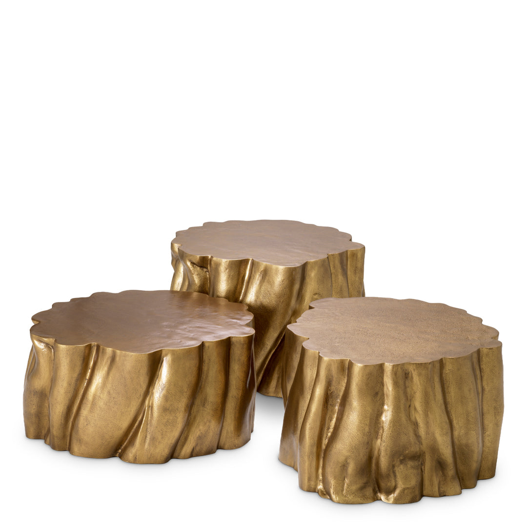 Eichholtz Salontafel Frederico Set of 3 Vintage Brass