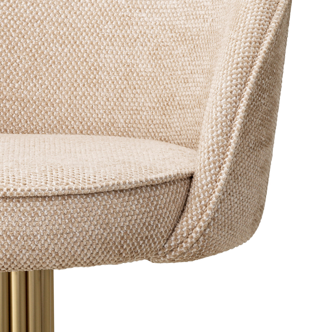 Eichholtz Barstoel Dorland Axton Sand