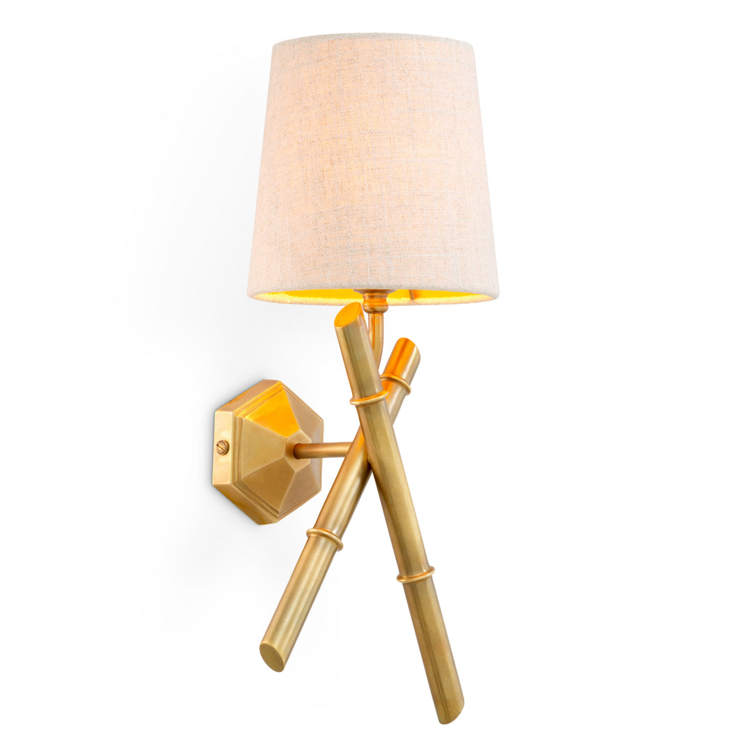 Eichholtz Wandlamp Aveline Vintage Messing – afbeelding 1