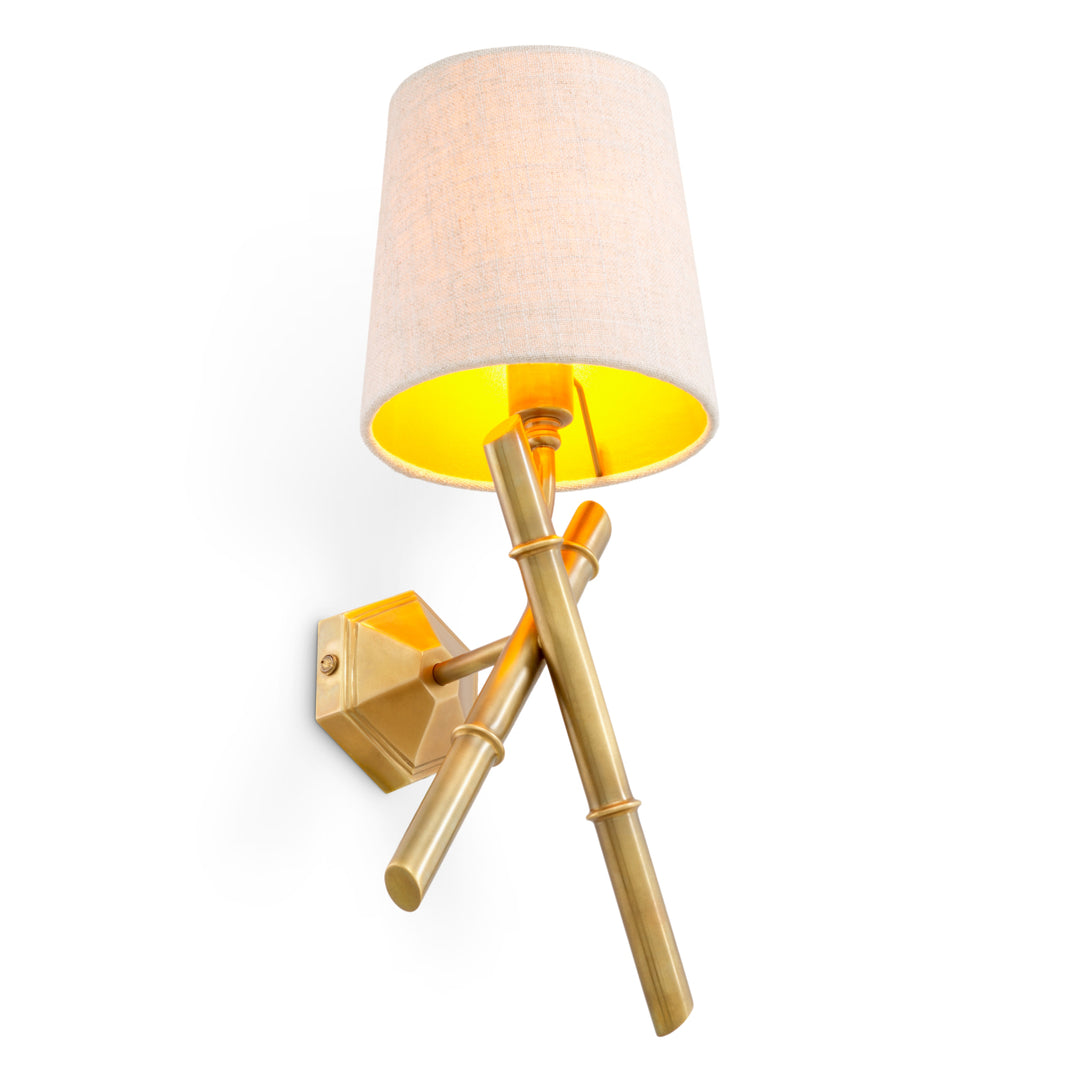 Eichholtz Wandlamp Aveline Vintage Messing – afbeelding 4