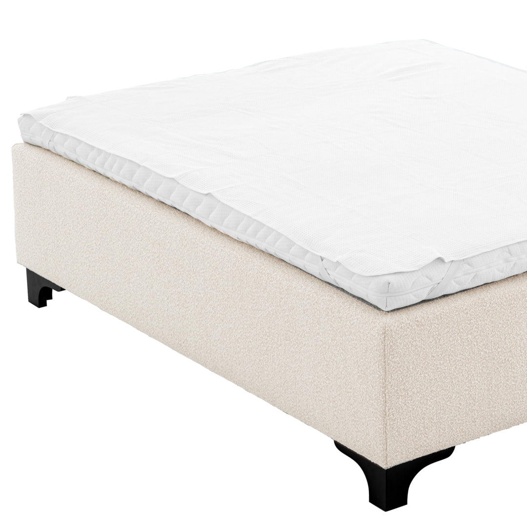 Eichholtz Boxspring Mavone Bouclé Cream 160 x 200 cm