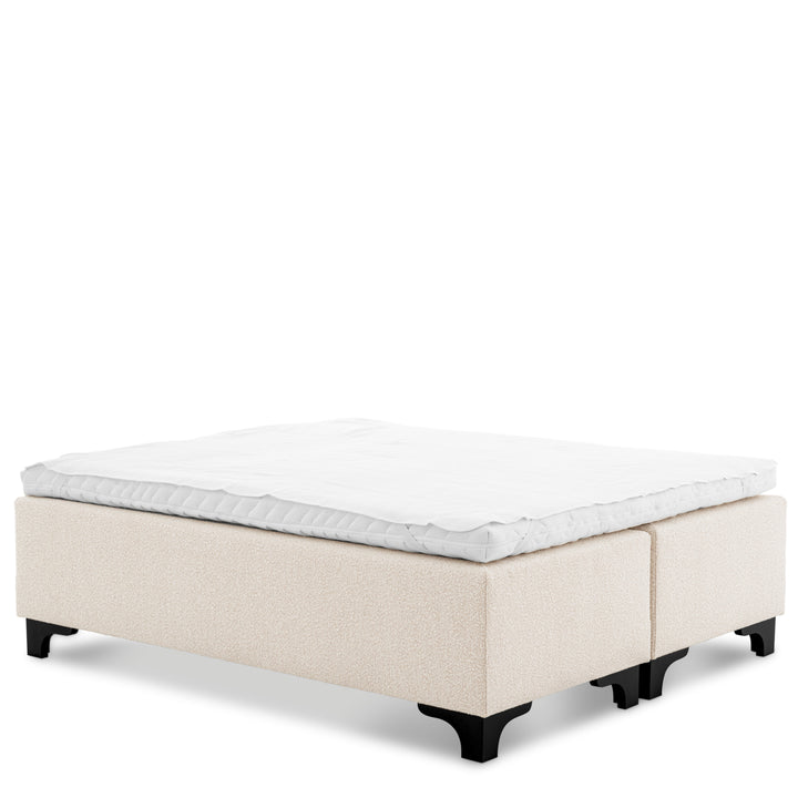Eichholtz Boxspring Mavone Bouclé Cream 180 x 200 cm