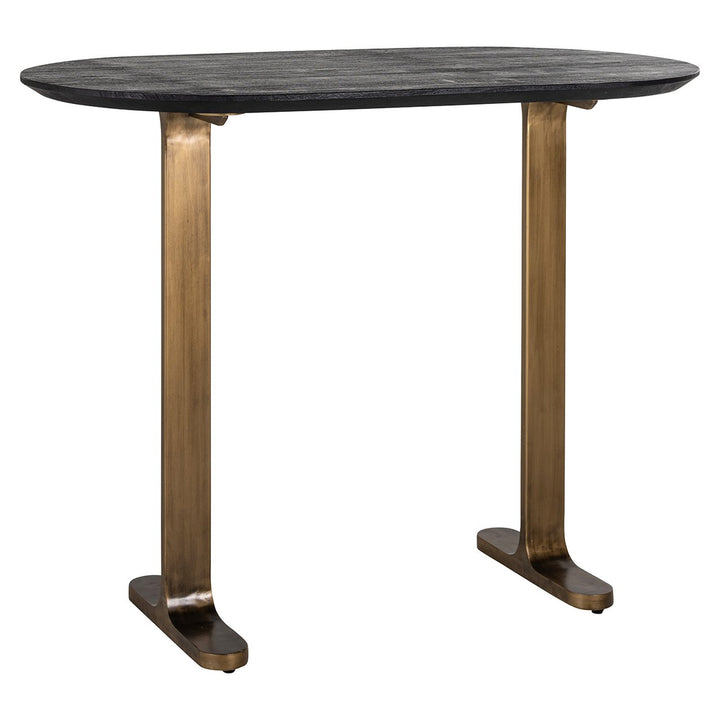 Bar table Revelin oval (Black/gold)