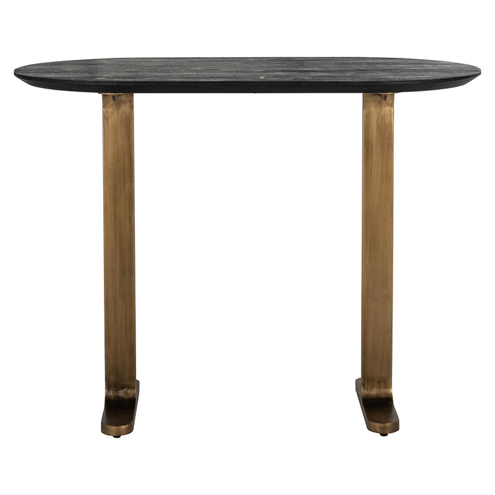 Bar table Revelin oval (Black/gold)