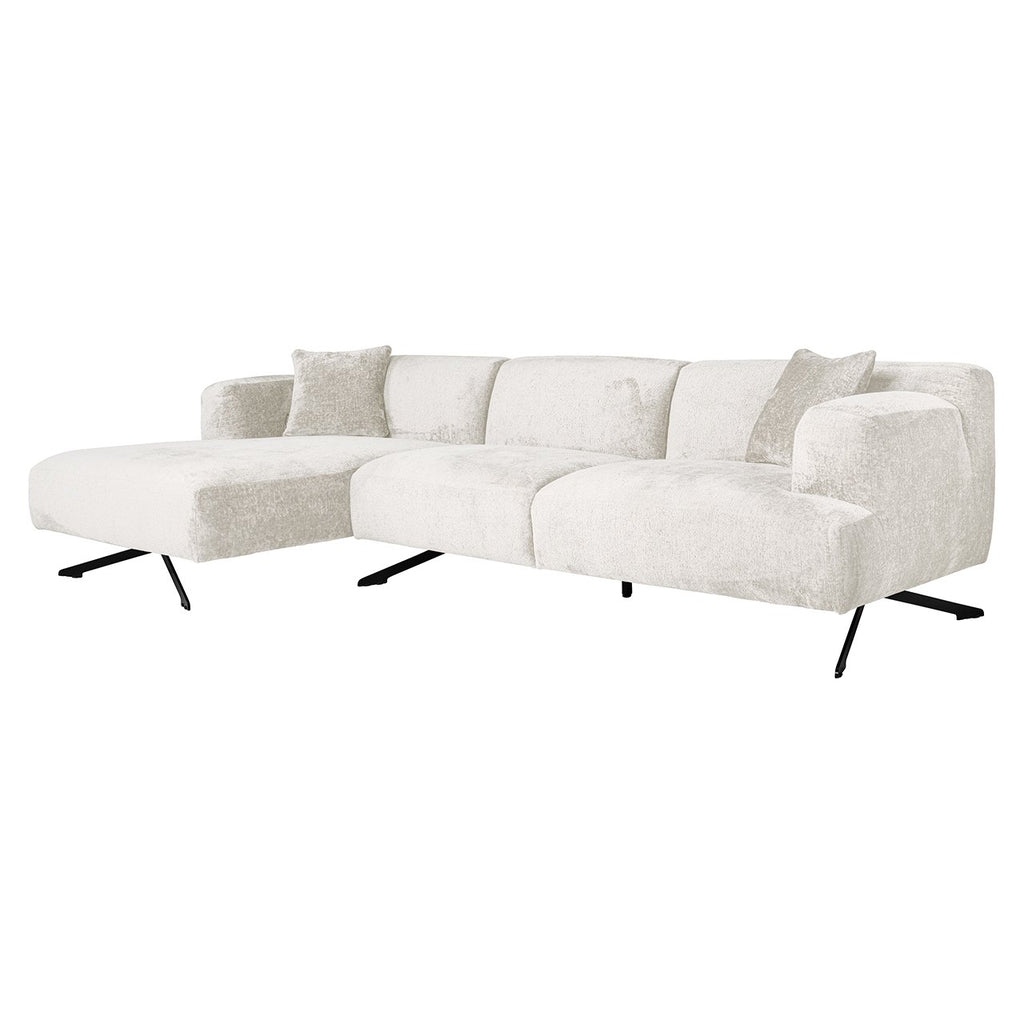 Richmond Interiors Sofa Donovan 3-Sitzer + Lounge links - Fusion Cream