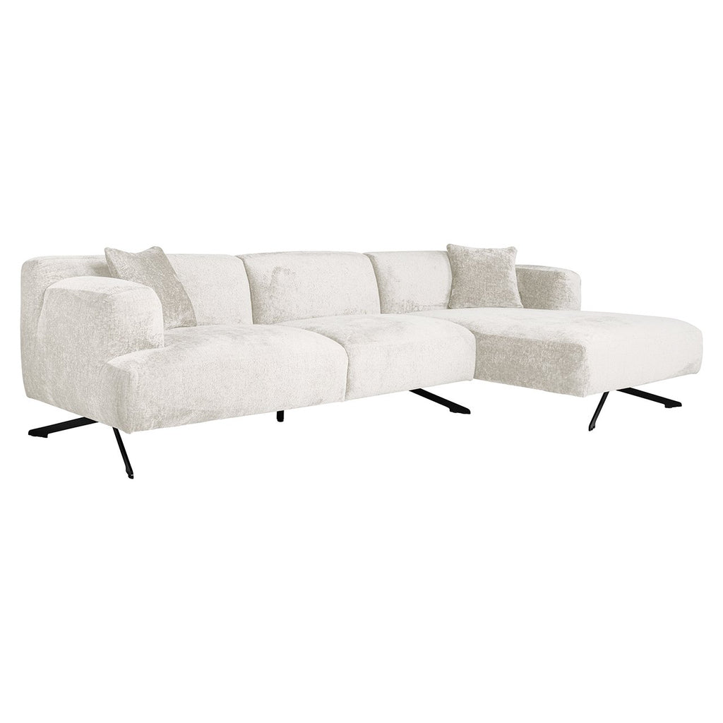 Richmond Interiors Sofa Donovan 3-seater + lounge right - Fusion Cream