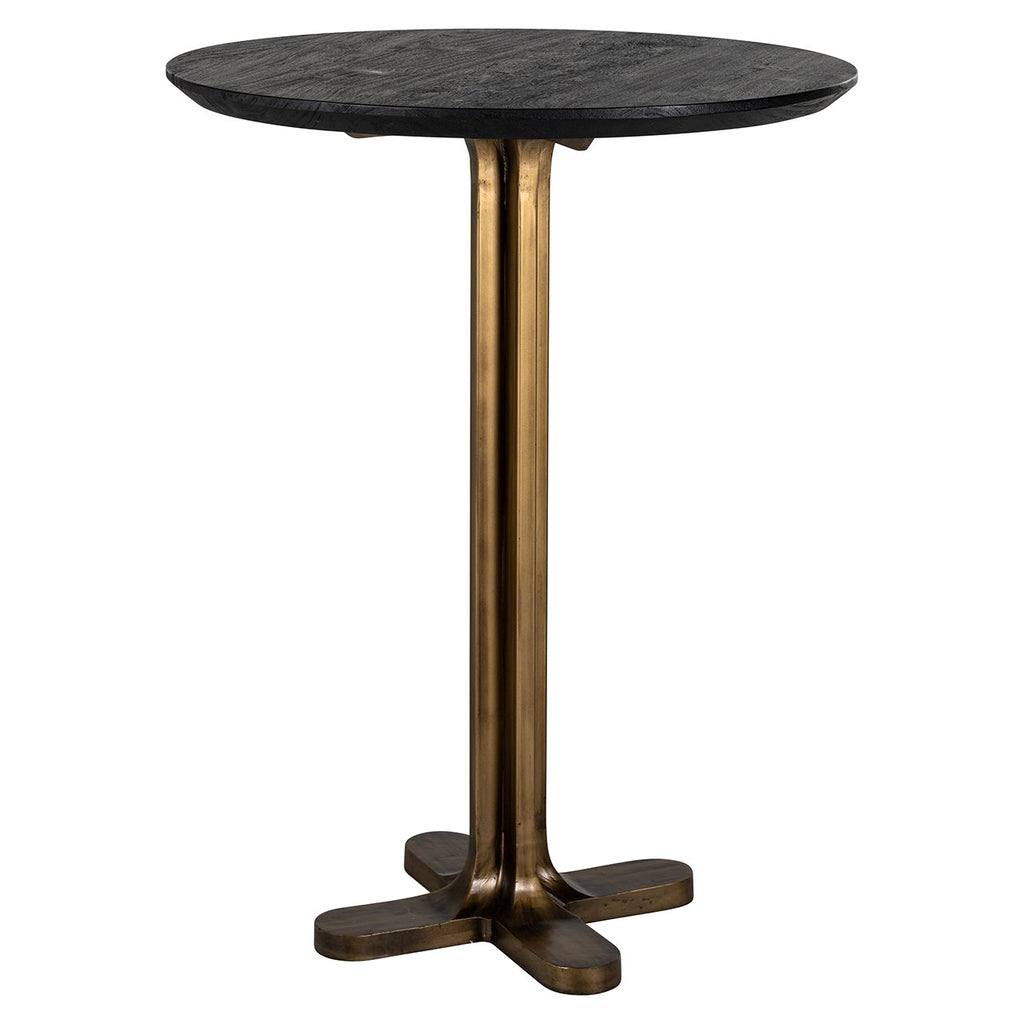 Bartafel Revelin 80 rond (Zwart/goud)