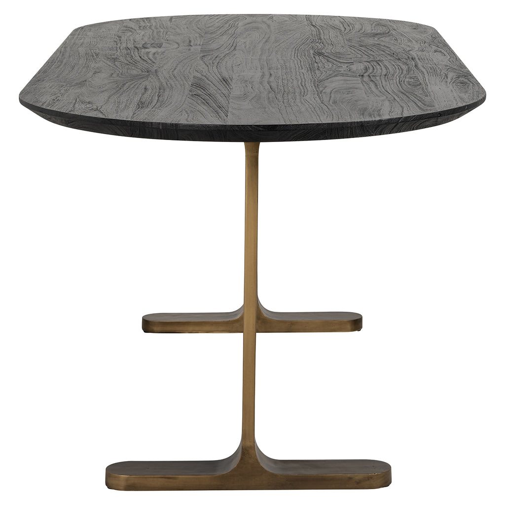 Dining table Revelin 235 (Black/gold)