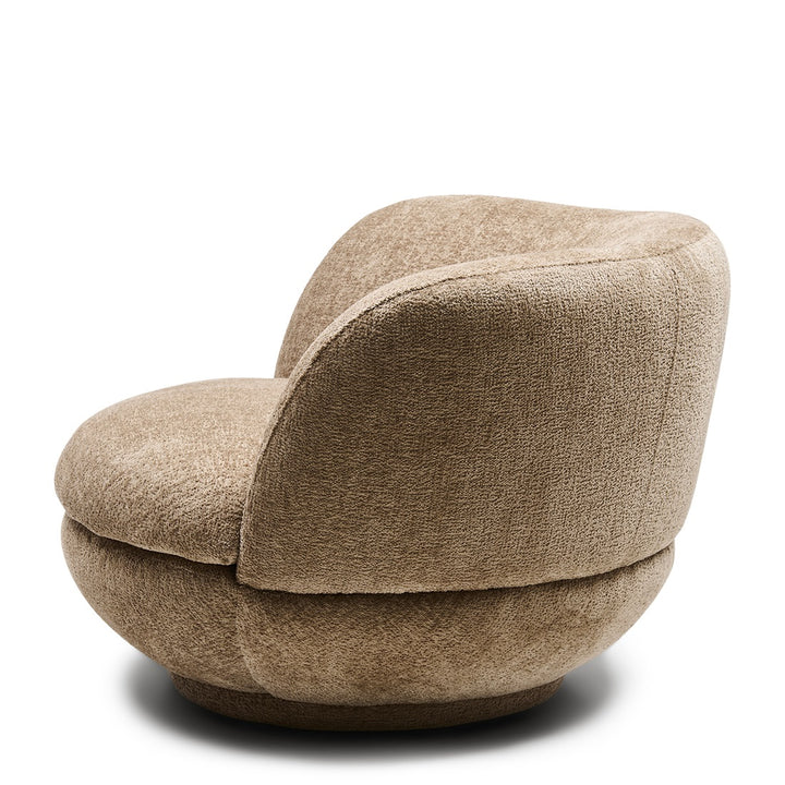 Rivièra Maison Credo Swivel Club Chair Mélange Weave Wheat