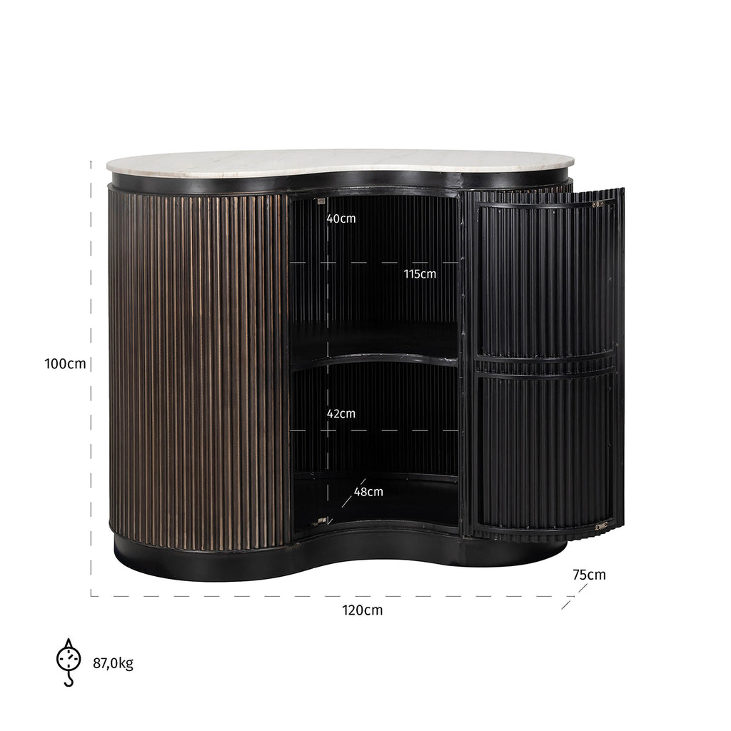 Bar Mayfield 1-door (Brown)