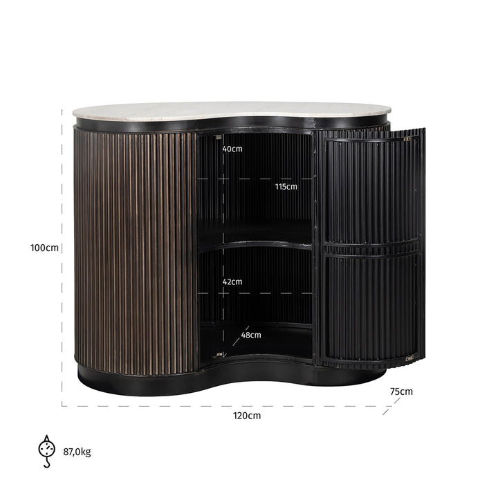 Bar Mayfield 1-door (Brown)