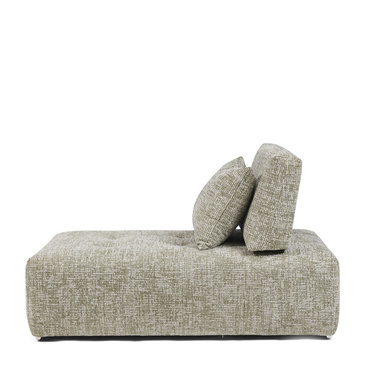 The Mark II Chaise Longue tweed mild green