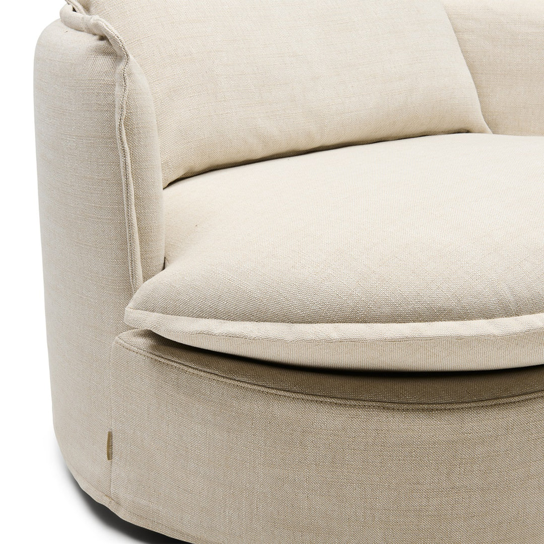 Rivièra Maison Alcudia Lounge Sessel Classic Linen Dune Natural