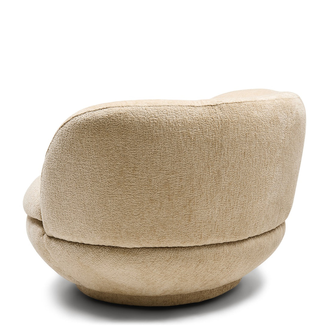 Rivièra Maison Credo Swivel Club Chair Mélange Weave Cream