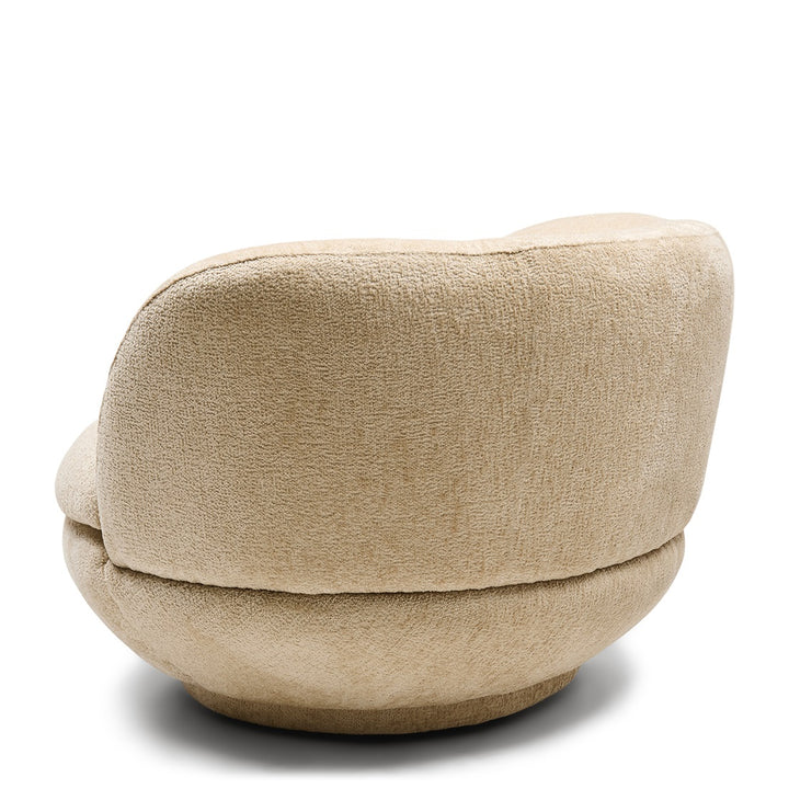 Rivièra Maison Credo Swivel Club Chair Mélange Weave Cream