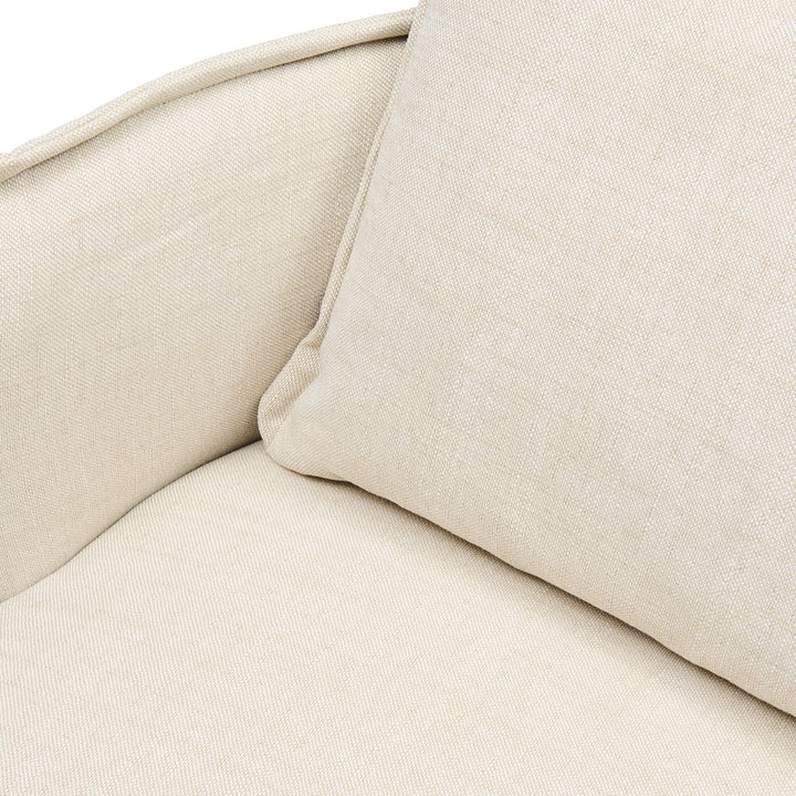 Rivièra Maison Alcudia Lounge Sessel Classic Linen Dune Natural